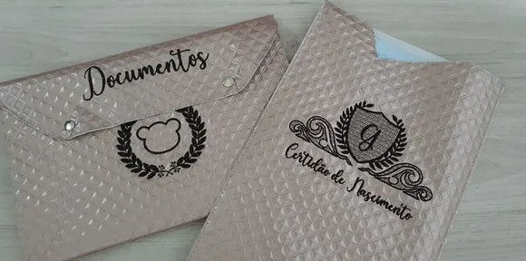 Pastas Porta Documentos e Certidão de Nascimento - foto 3