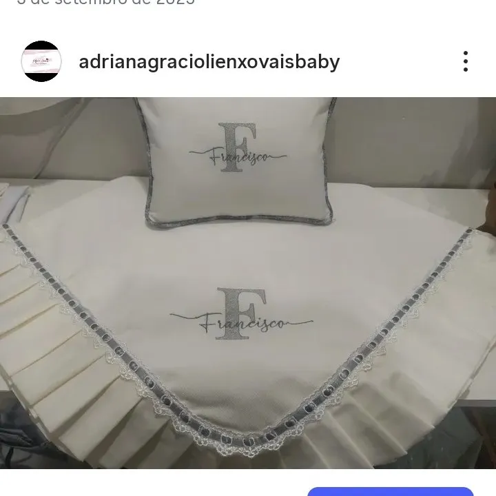 manta personalizada - artesanato de Adriana Gracioli enxovais personalizados baby