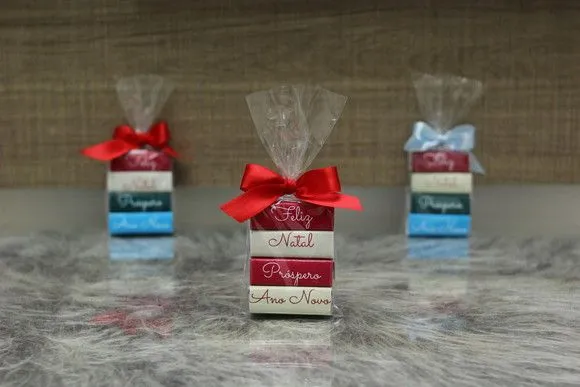 Lembrancinha de Natal - Mimo para Clientes - artesanato feito à mão por Juliana Biz - casa e bem estar