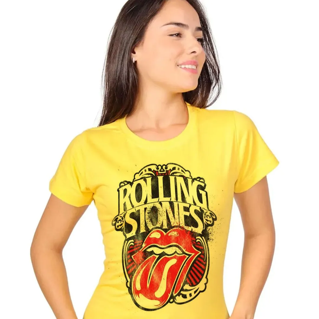 Camiseta The Rolling Stones, tamanhos unisex cores variadas - foto 4