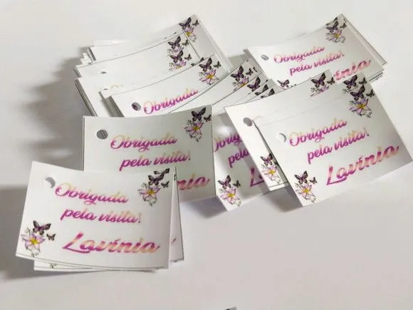 Tag Personalizada - feito à mão por Mi Papelaria Criativa