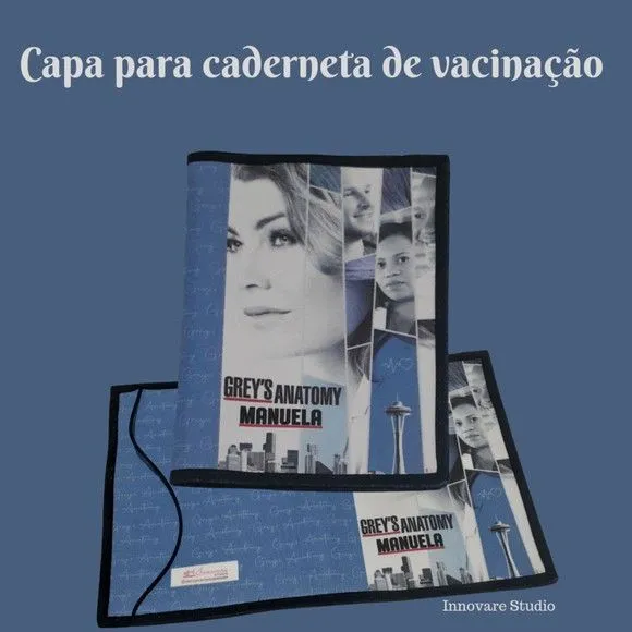 Capa para caderneta de vacinação - Grey's Anatomy - foto 2