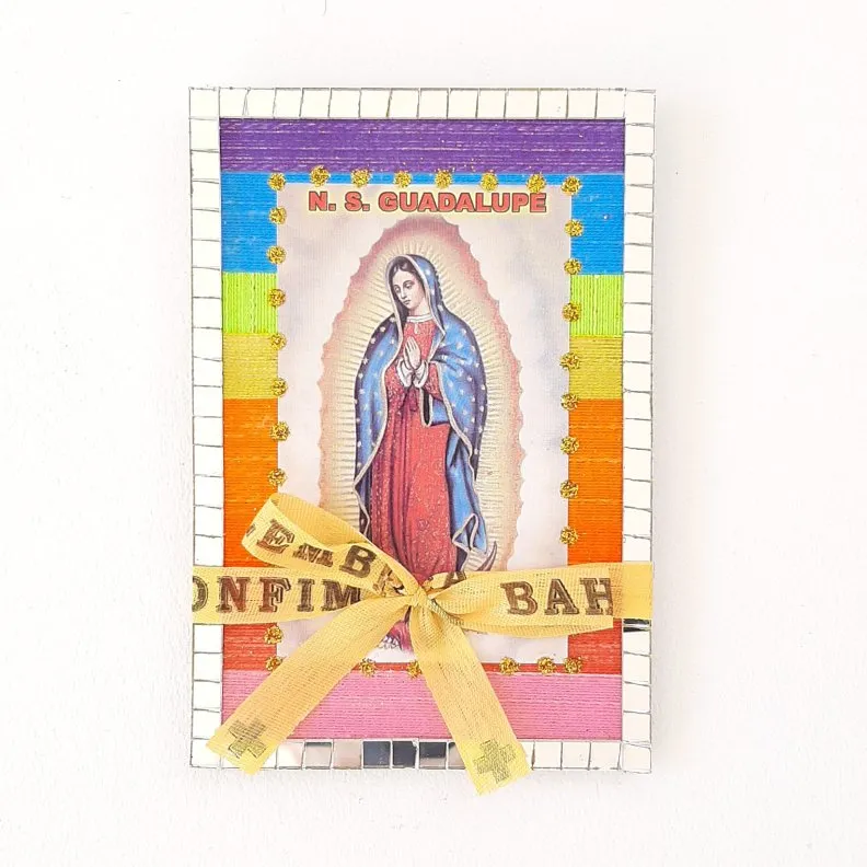 Santinha N. S. de Guadalupe - artesanato de Estudio Bananeira