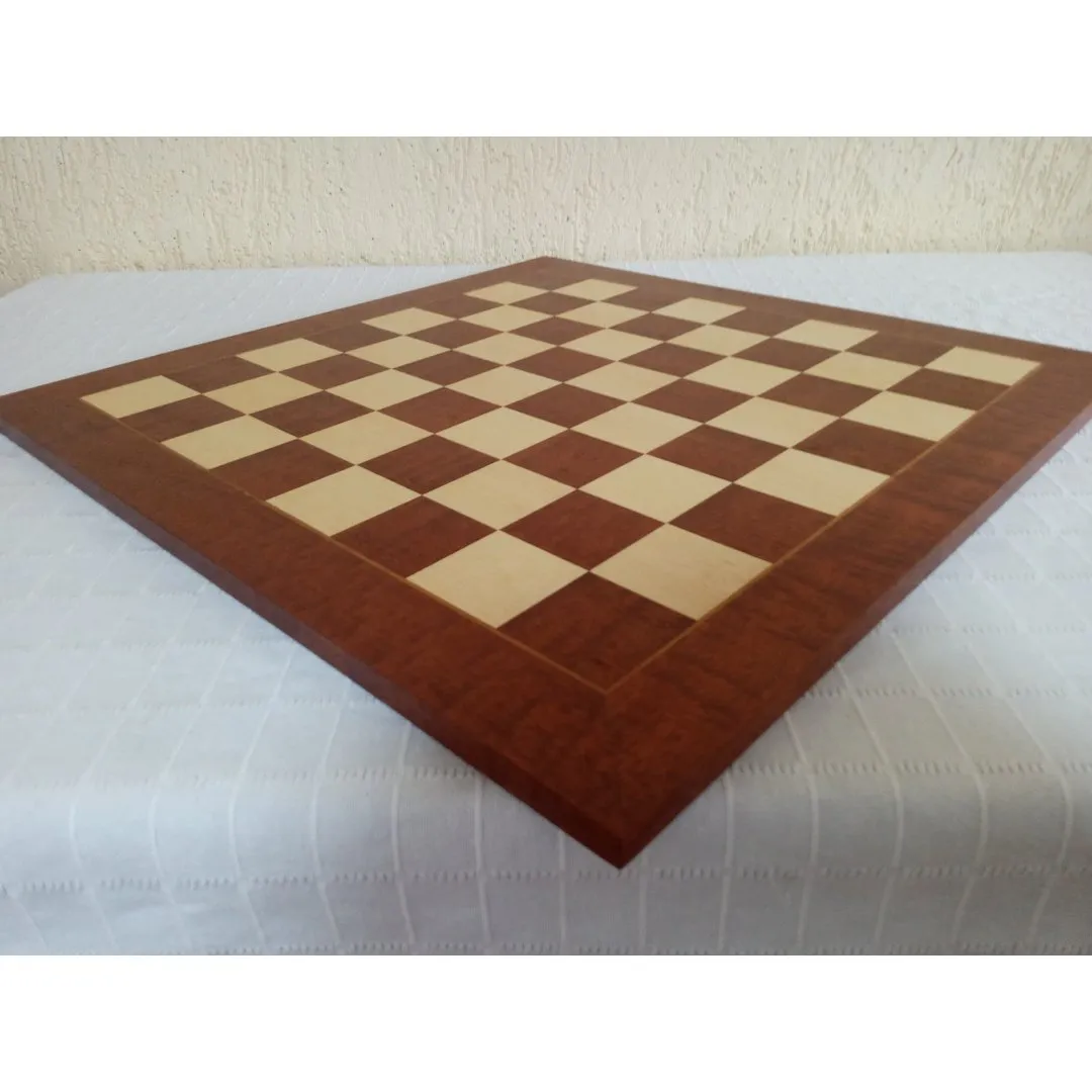 Tabuleiro de Xadrez Tradicional Sapele Pomele Extra Grande - foto 4