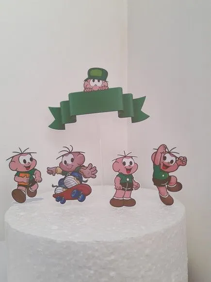 Topo de Bolo Cebolinha - Simples - artesanato de Emejhu Personalizados