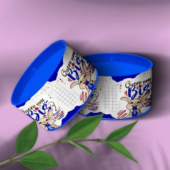 Tubo Lata - Bis Páscoa Personalizada - feito à mão por Mi Papelaria Criativa