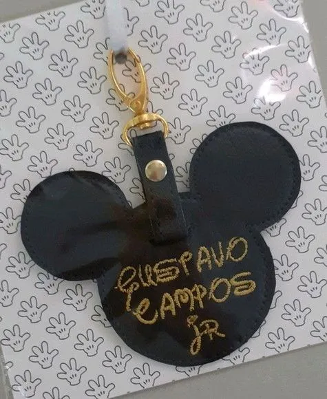 Chaveiro Personalizado Mickey - artesanato feito à mão por Innovare Studio