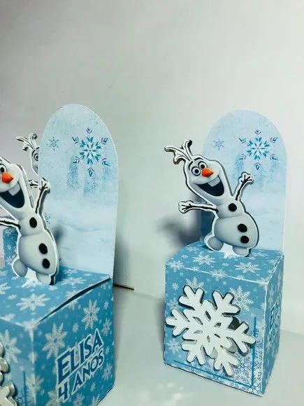 Caixa Cenário Olaf Frozen - foto 5