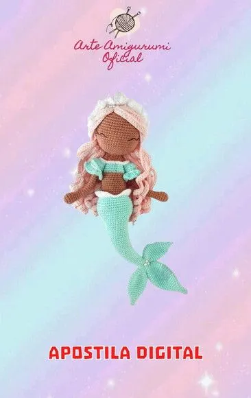 Receita Sereia - Amigurumi