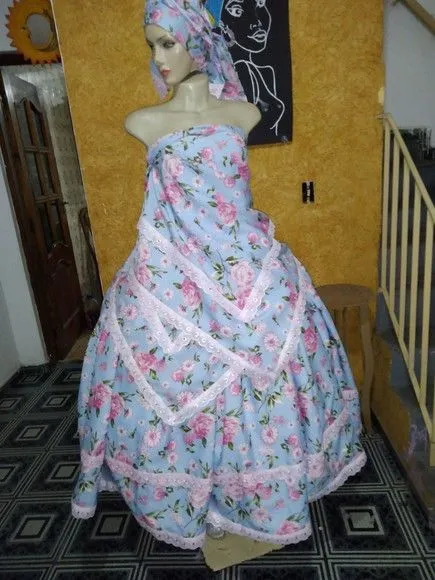 Baiana Floral - artesanato feito à mão por Ateliê Ofatemi