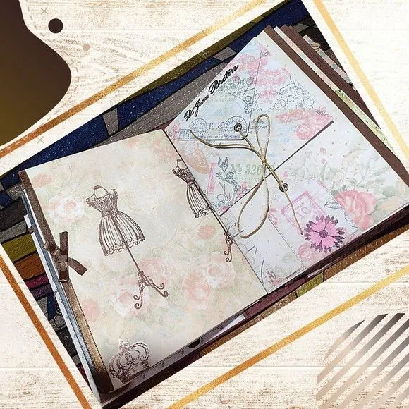 Scrapbook Vintage 2022 (álbum de Fotos com Papéis Especiais) - foto 3