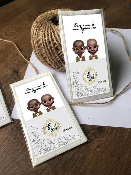 Lágrimas de Alegria Personalizada - feito à mão por Mi Papelaria Criativa