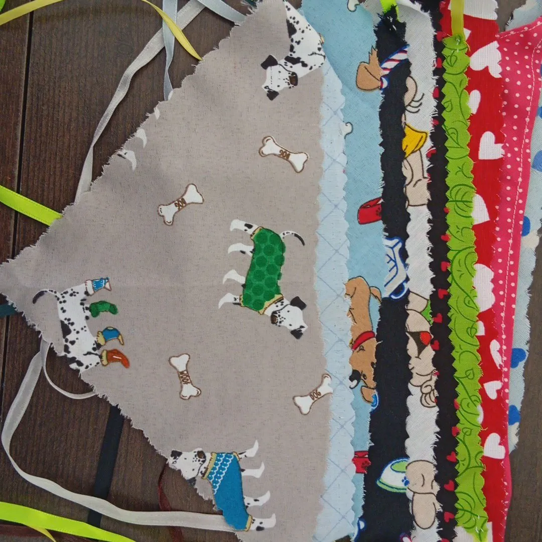 Bandanas pet, estampas coloridas sortidas. - foto 5