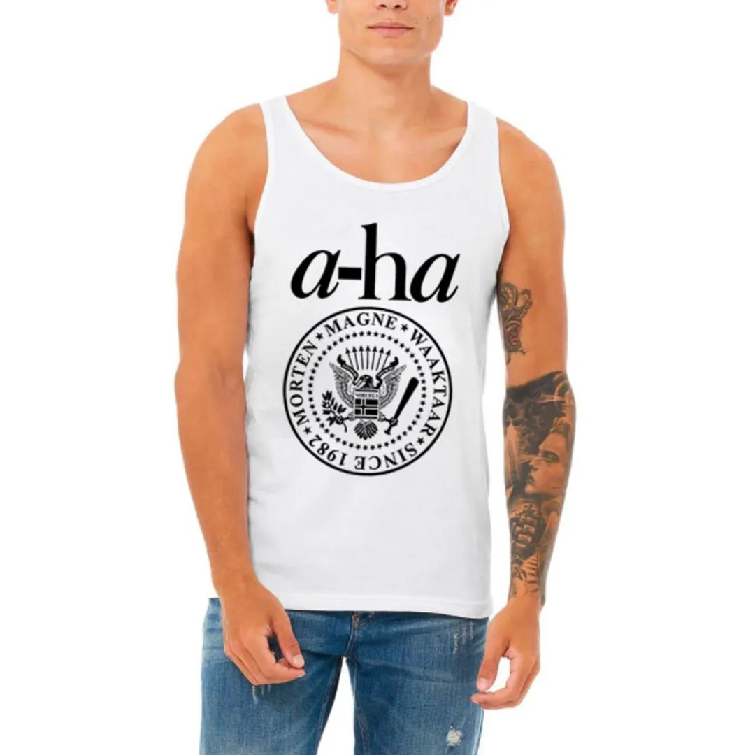 Camiseta regata a-Ha, estampa exclusiva, cores variadas tamanhos unisex - foto 3