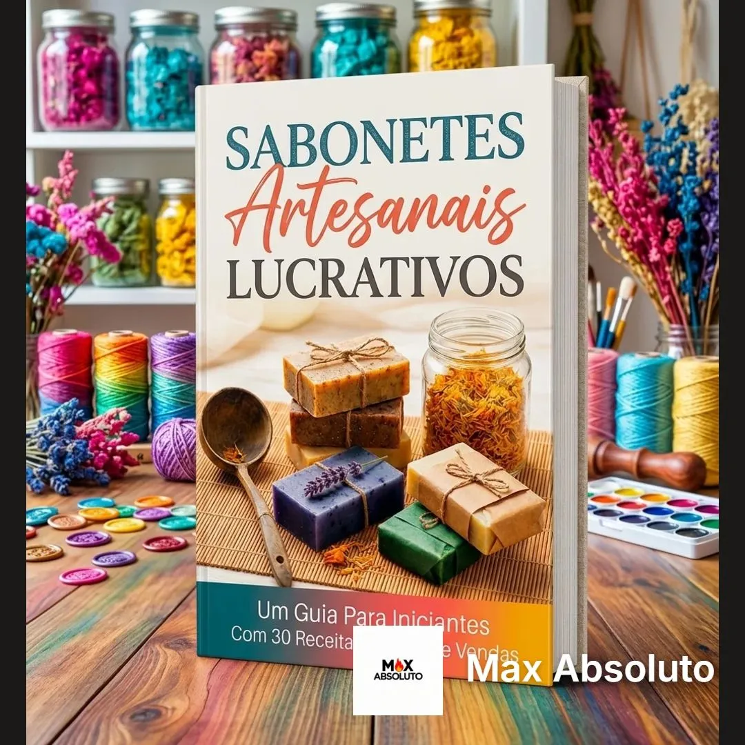Sabonetes Artesanais Lucrativos - artesanato de Max Absoluto