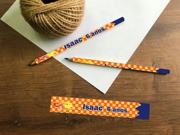 Lápis Sonic Personalizado - artesanato feito à mão por creativitybynina