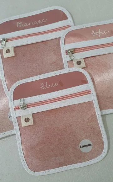 Case porta máscaras dupla face - Rosa Seco - foto 2