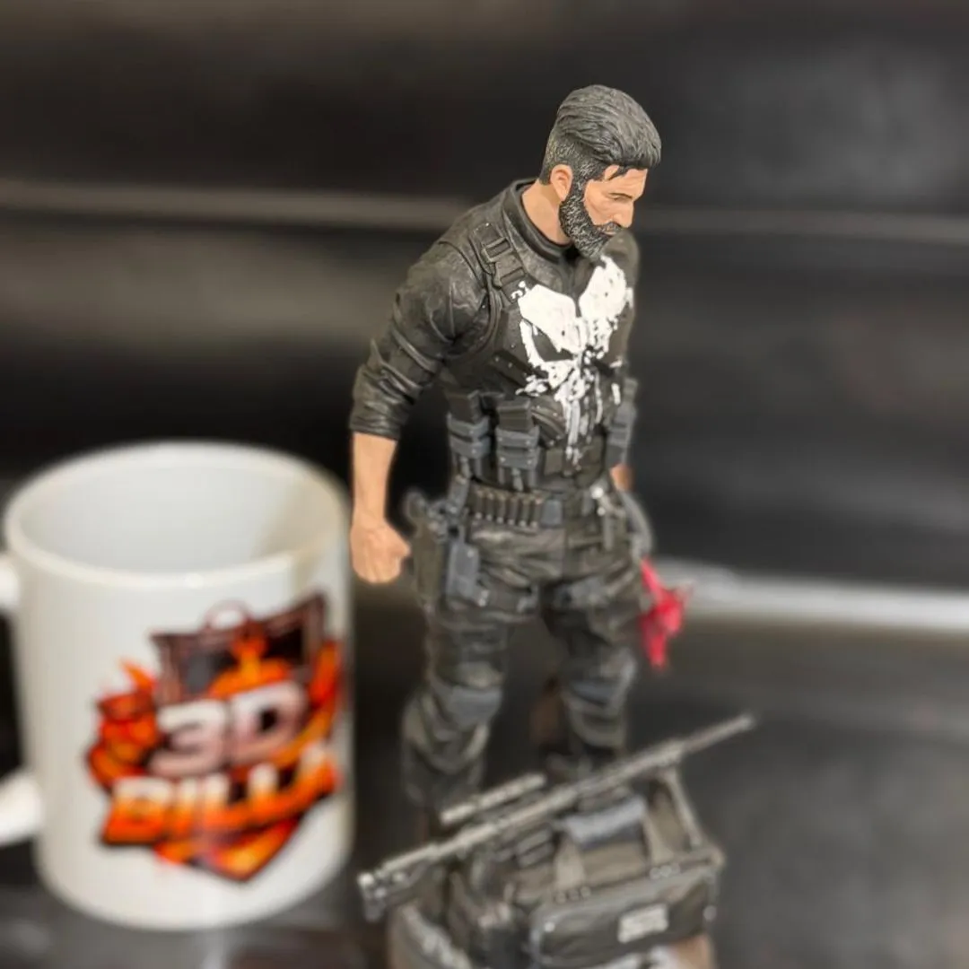 frank castle o justiceiro punisher com barba e sem barba Versão 2026 action figure - foto 4