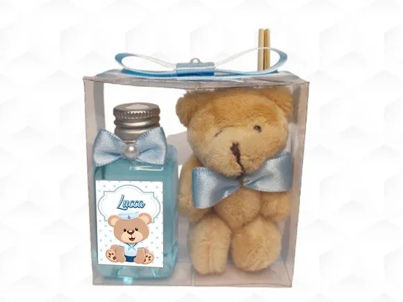Aromatizador com Ursinho Marinheiro Personalizado - artesanato feito à mão por creativitybynina