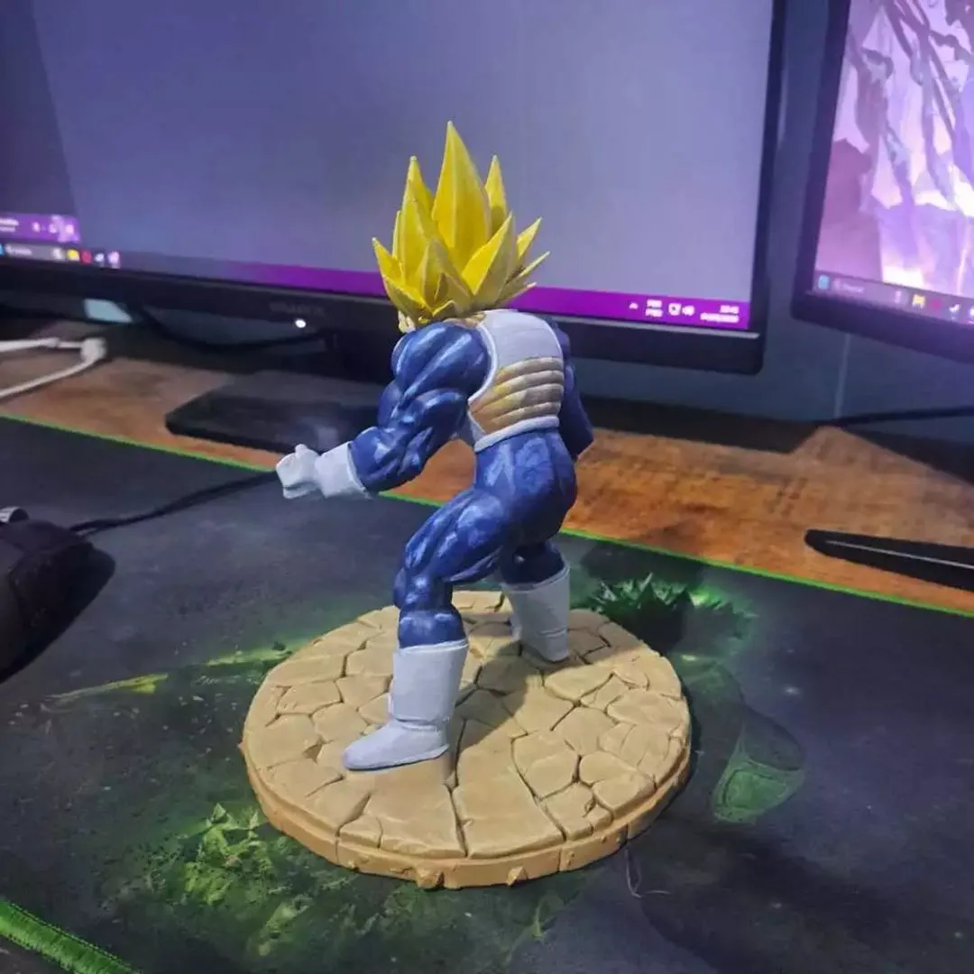 Estátua Vegeta Dragon Ball - Action Figure Colecionável 20cm - foto 6
