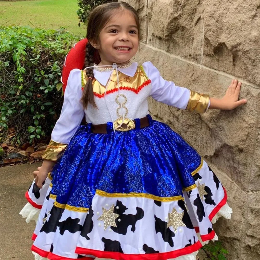 Vestido Jessie - Toy Story - artesanato de Ateliê JMN