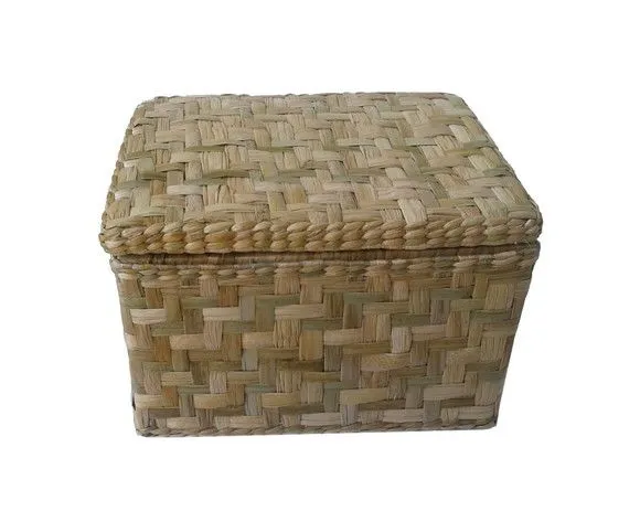 Taboa Caixa Natural 50x40x40 - artesanato de Mundo Urbano