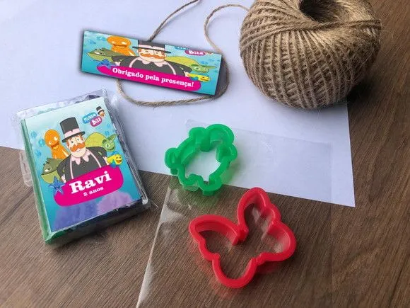 Massinha Modelar Mundo Bita Personalizada - feito à mão por Mi Papelaria Criativa