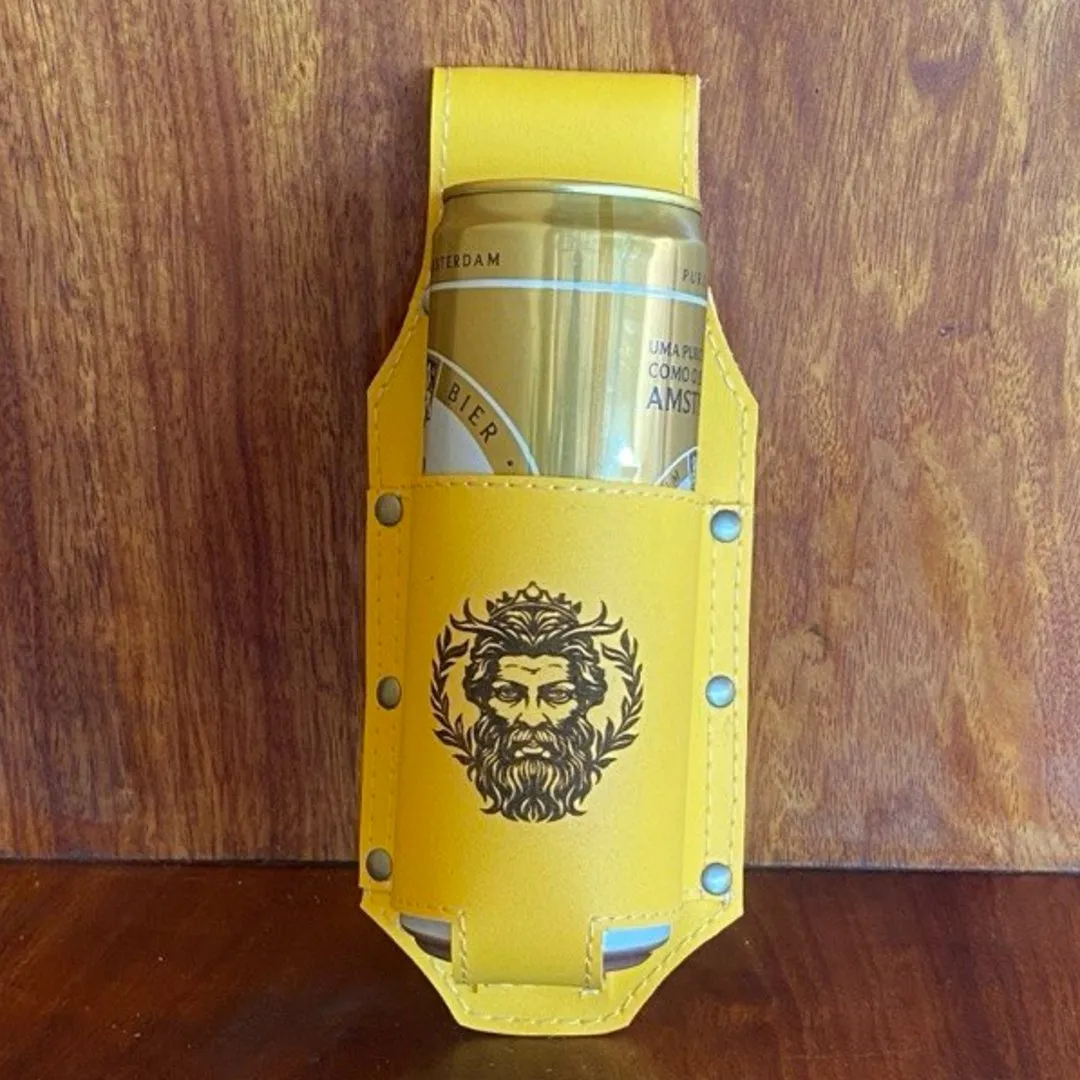 Porta-Cerveja Artesanal Personalizado a Laser em Couro Sintético - foto 6