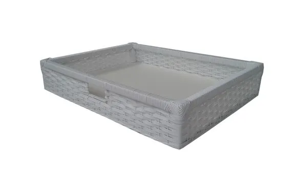 Gaveta Vime Sintético Branco 50x35x12 - foto 2
