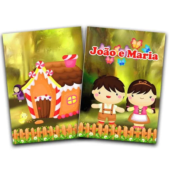 Revistas Colorir João e Maria 14x10