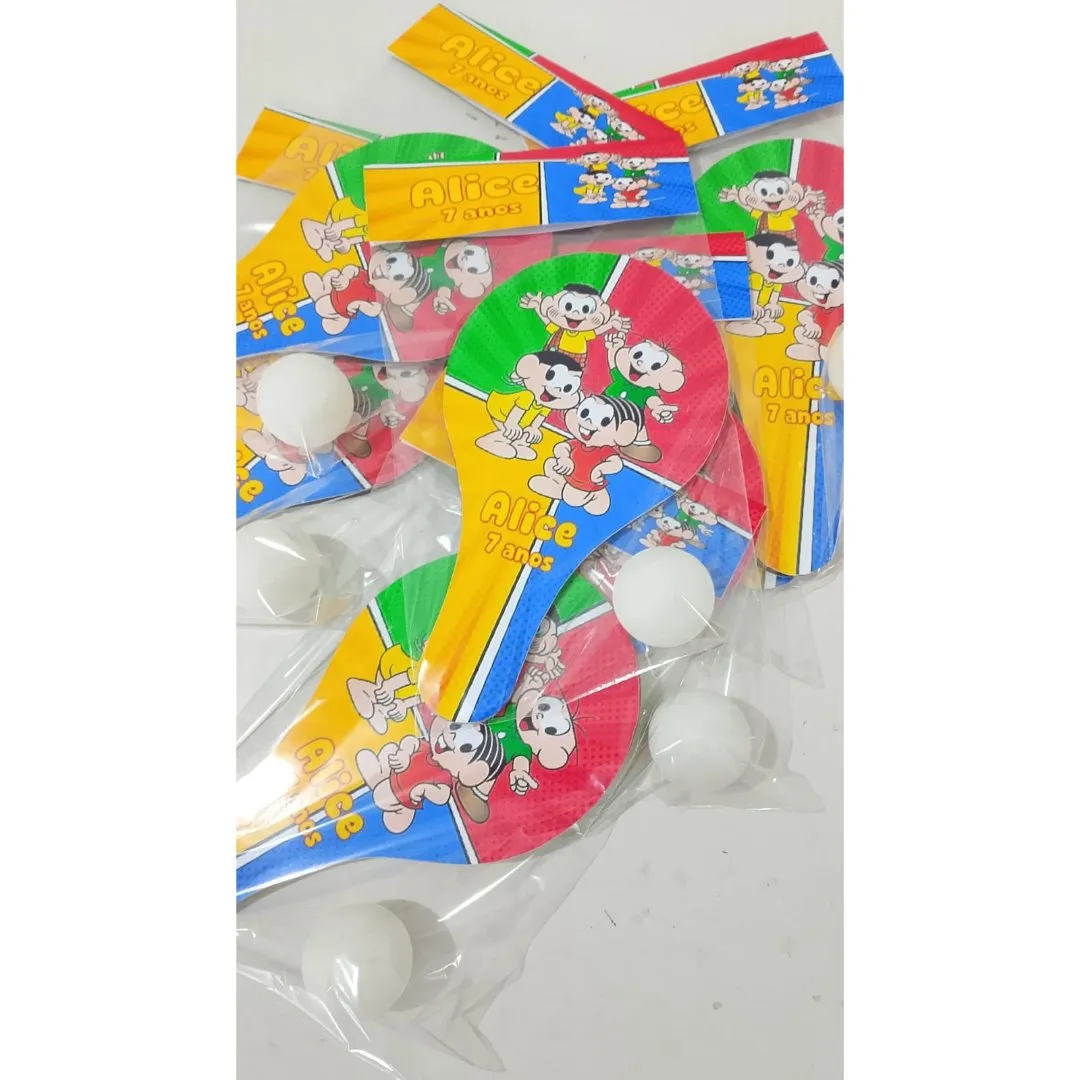 kit raquete personalizada (turma da Mônica) - foto 3