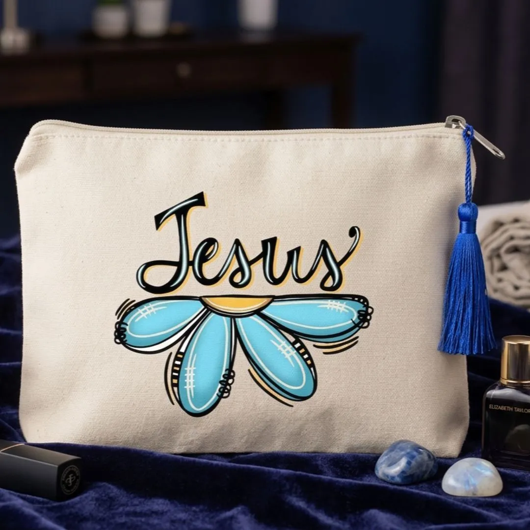 Kit Ecobag Necessaire E Chaveiro Presente Feminino Criativo Jesus - foto 4