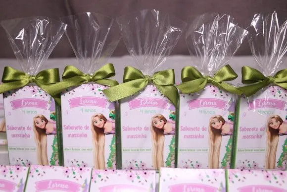 Lembrancinha Festa Infantil Sabonete Mágico Massinha Rapunze - foto 4