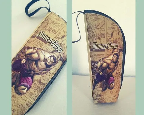 Porta garrafa personalizado Incrível Hulk - foto 2
