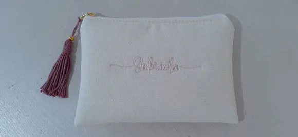 Necessaire personalizada - linho - foto 4
