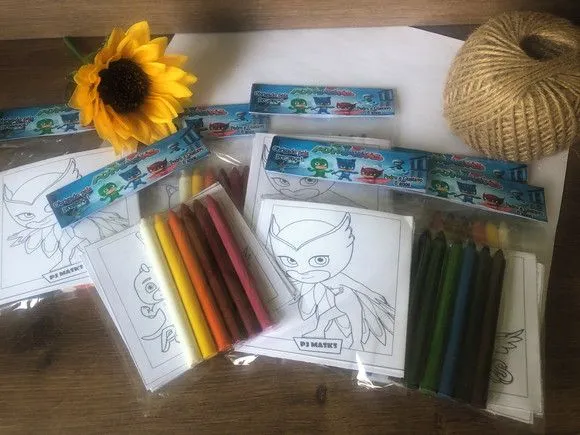 Kit Giz de Cera Personalizado - artesanato feito à mão por creativitybynina