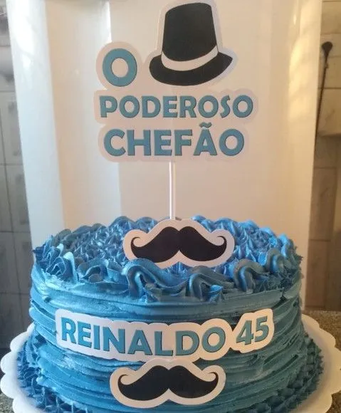 Topper Bolo Chefão