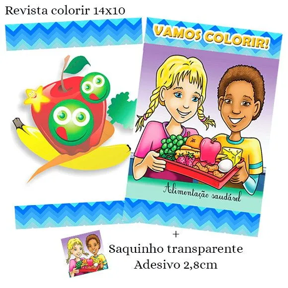 Revista 14x10cm + saquinho + adesivo 2,8cm para lacrar - artesanato de PAPCRIE