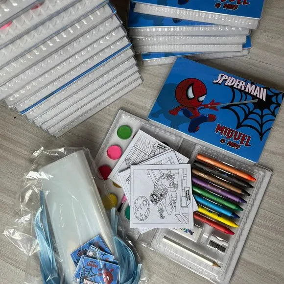 Estojo de Pintura Homem Aranha Personalizado - artesanato feito à mão por Mi Papelaria Criativa