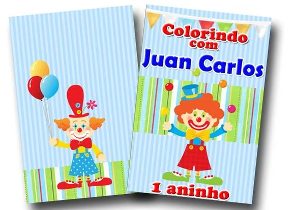 Revista de colorir Circo 14x10 - artesanato de PAPCRIE