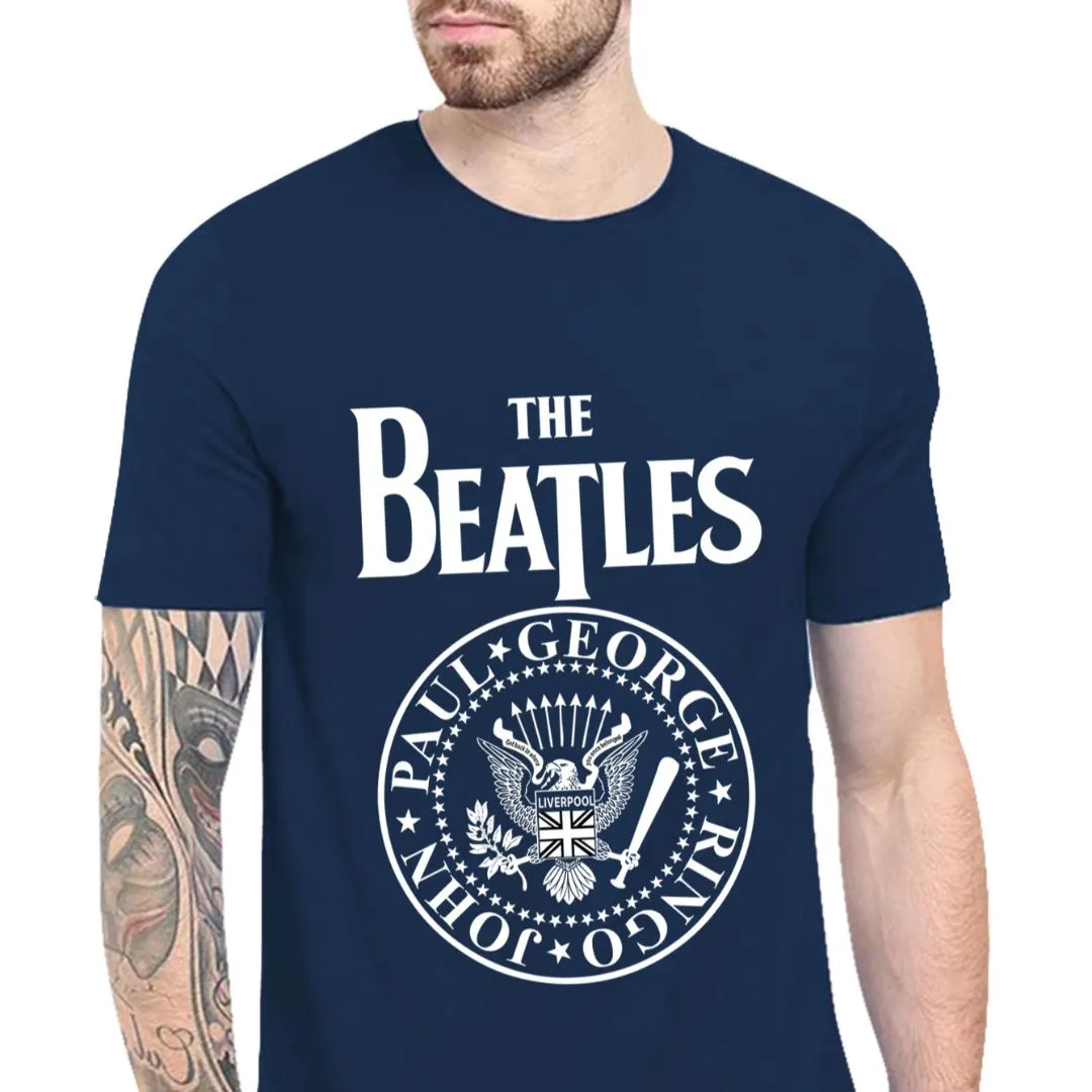Camiseta The Beatles estampa logo bandeira, exclusiva tamanhos unisex, cores variadas - foto 3