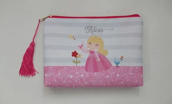 Necessaire Personalizada, com Tassel Decorativo - artesanato feito à mão por Innovare Studio