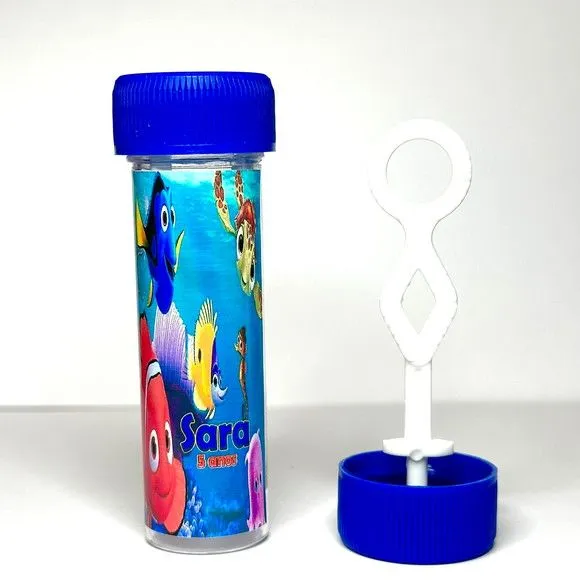 Bolinha de Sabão Nemo Personalizada - artesanato de Mi Papelaria Criativa