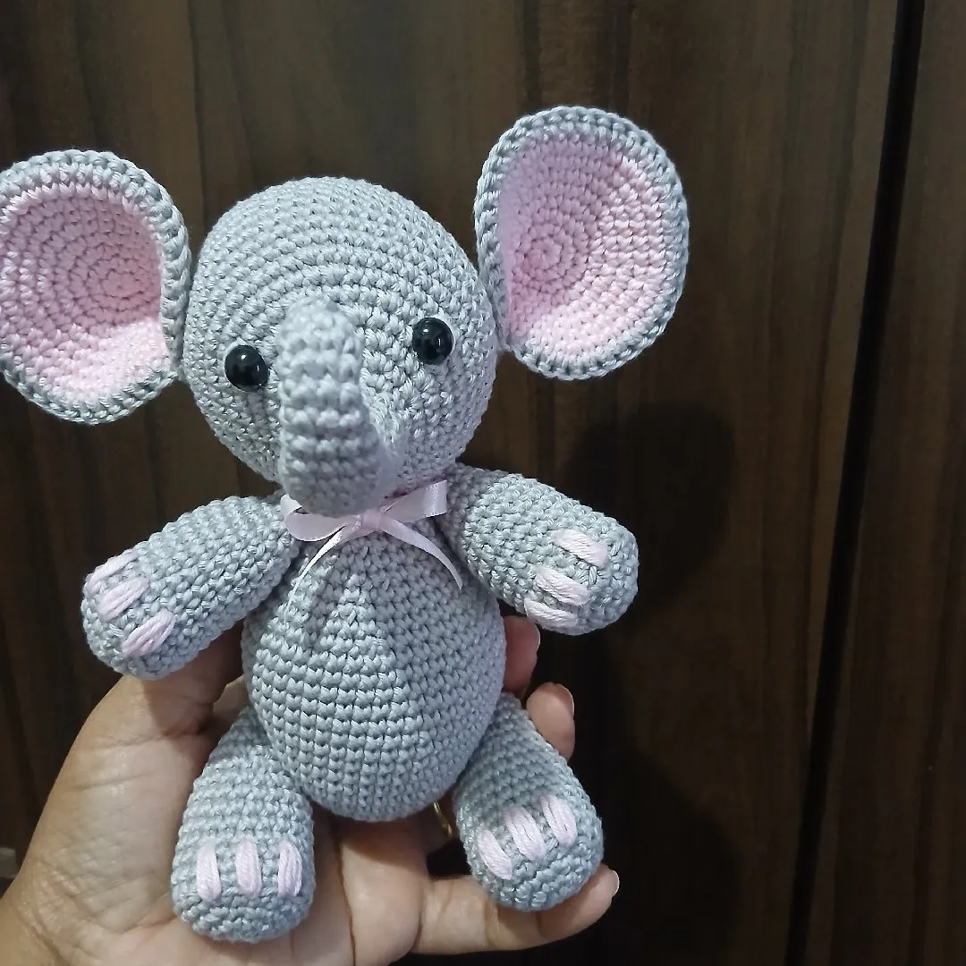 Elefantinha amigurumi - foto 2