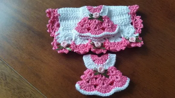Puxador Fogão Imã Gel. Vestidinho Pitaya Rosa - foto 2