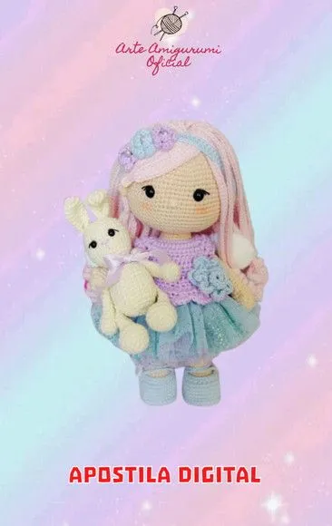 Receita Boneca Cloe Amigurumi - artesanato feito à mão por Arte Amigurumi Oficial