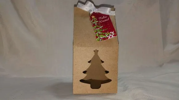caixa kraft natal