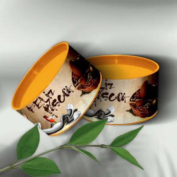 Tubo Lata - Pernalonga Páscoa Personalizada - feito à mão por Mi Papelaria Criativa