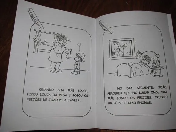 Revista colorir João pé de feijão 14x10 - foto 3