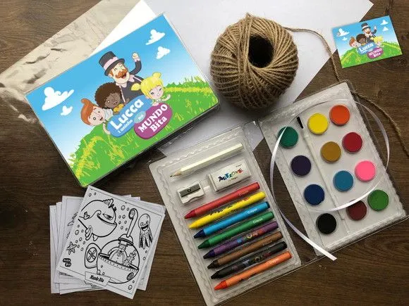 Estojo de Pintura Mundo Bita Personalizado - artesanato feito à mão por Mi Papelaria Criativa